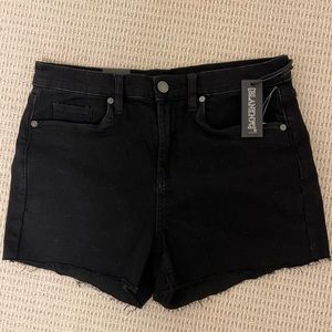 BLANKNYC The Essex Cut-off Shorts in Black